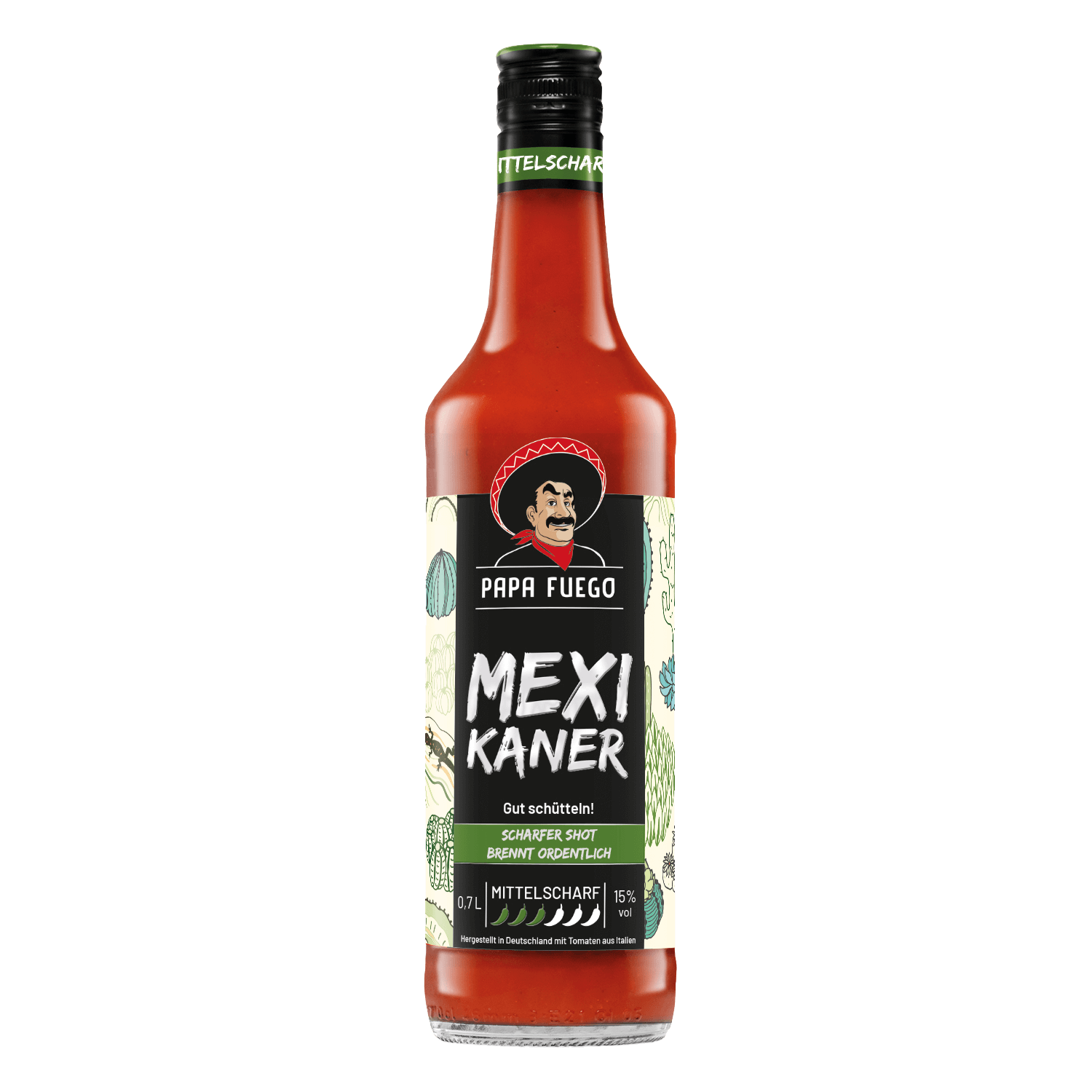 Papa Fuego Mexikaner mittelscharf 0,7l Papa Fuego Mexikaner mittelscharf 0,7l